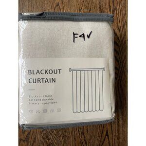 Blackout Curtains 50 x 120, Cream, 2 Panels